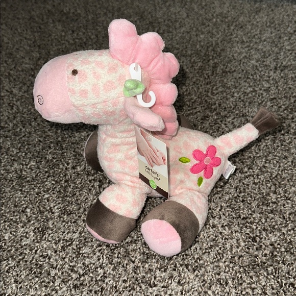 Carter's Musical Giraffe pink baby plush Stuffed Animal - Picture 3 of 8